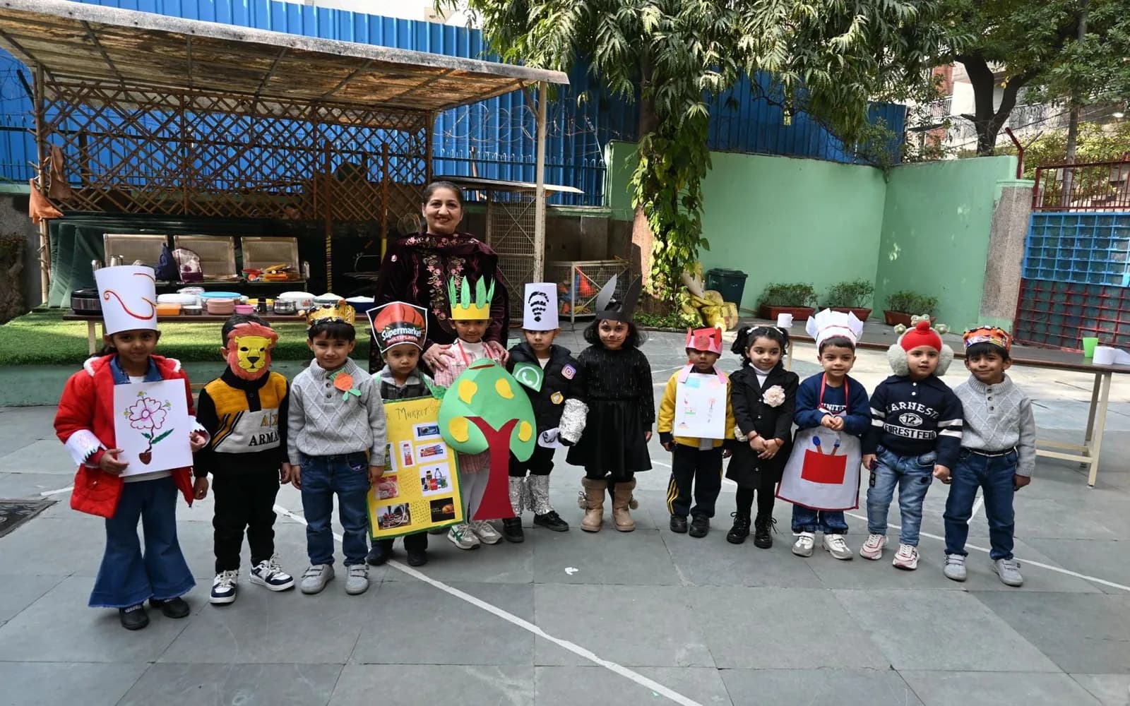 Salwan students taking part in a co-curricular activity